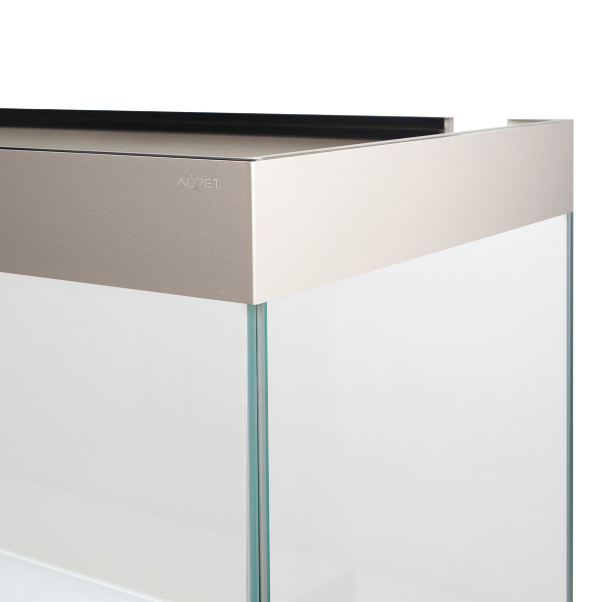 AQPET ACQUARIO RIVERIUM PLUS 90X50X55 H - 10 MM EXT. - CON LUCE LED, FILTRO ESTERNO E SUPPORTO BIANCO