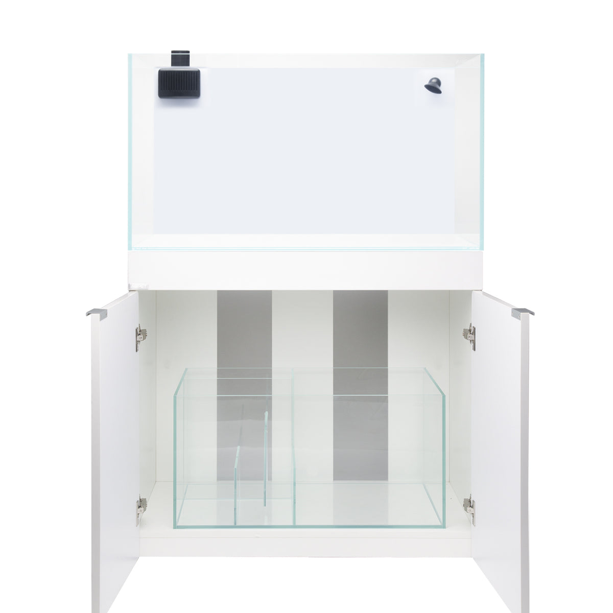 AQPET KIT ACQUARIO AQUA 90 REEF IN VETRO EXTRACHIARO COLORE TORTORA