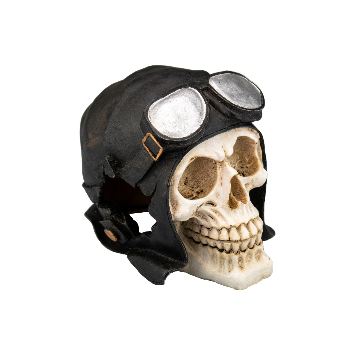 AQPET DECORART DECORI PER ACQUARI MOD. BIKER SKULL 13.5*11*12