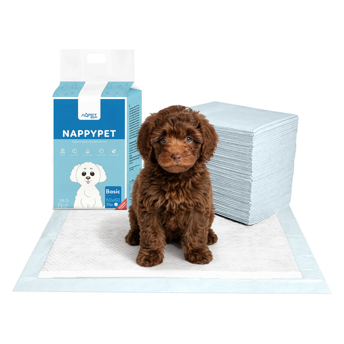 AQPET FRIENDS BASIC HYGIENIC MATS SIZE 50 PCS
