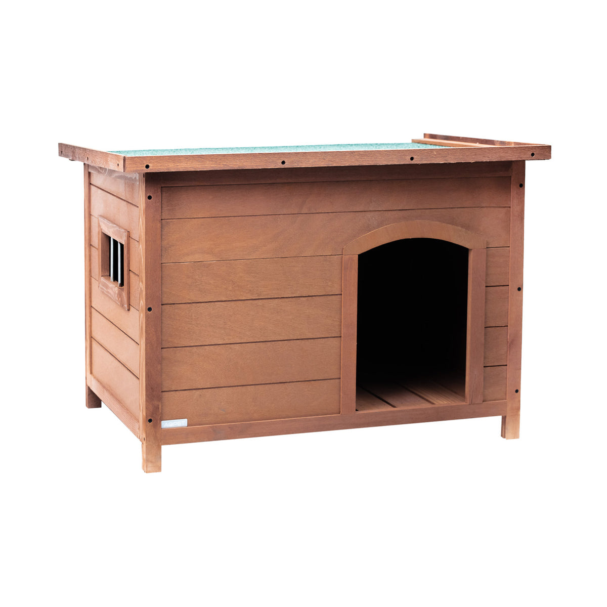 AQPET FRIENDS Baita Cuccia In Legno Con Tetto Apribile Per Cani E Gatti Comfort e Relax