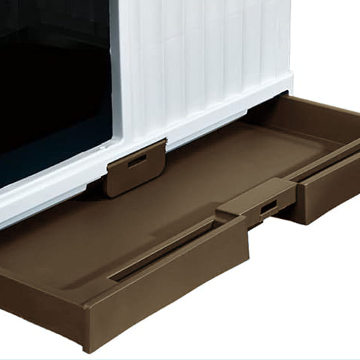 AQPET FRIENDS Villa Cuccia In Plastica - 87 X 74 X 61 H Colore Marrone Per Cani E Gatti Comfort Pet Relax Animali