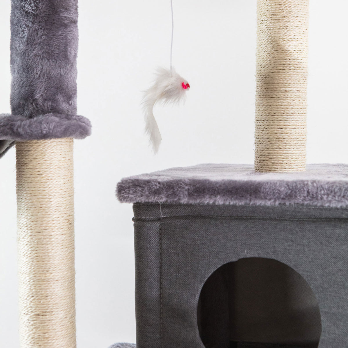 AQPET FRIENDS Tiragraffi London 48X44X125 Cm H Per Gatti Gioco Gatto Relax E Divertimento Gioco