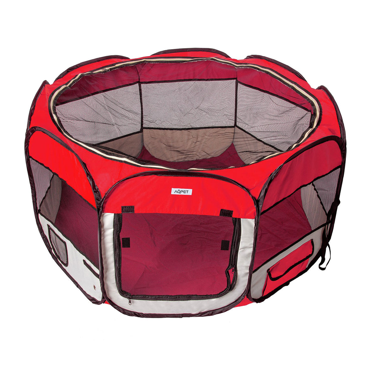 AQPET FRIENDS Box per Animali Cani e Gatti Cuccioli recinto Pieghevole in Tessuto Impermeabile 115x60 cm
