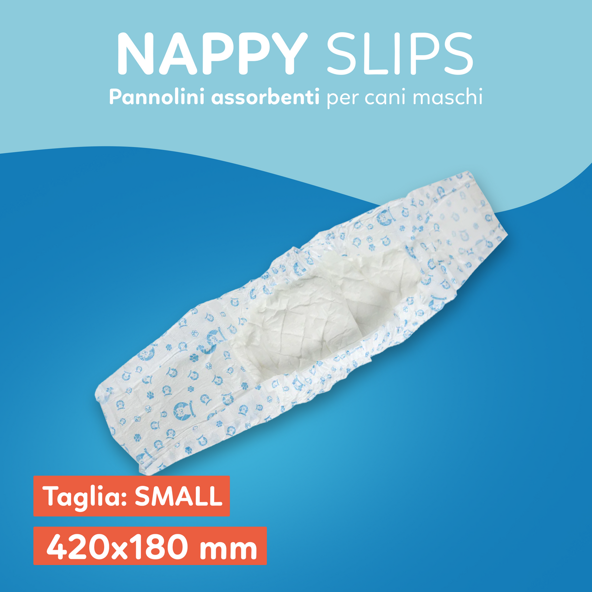AQPET FRIENDS Nappy Slips Pannolini A Fascia Per Cani Maschi 36 Pezzi Assorbenti Igiene Quotidiana