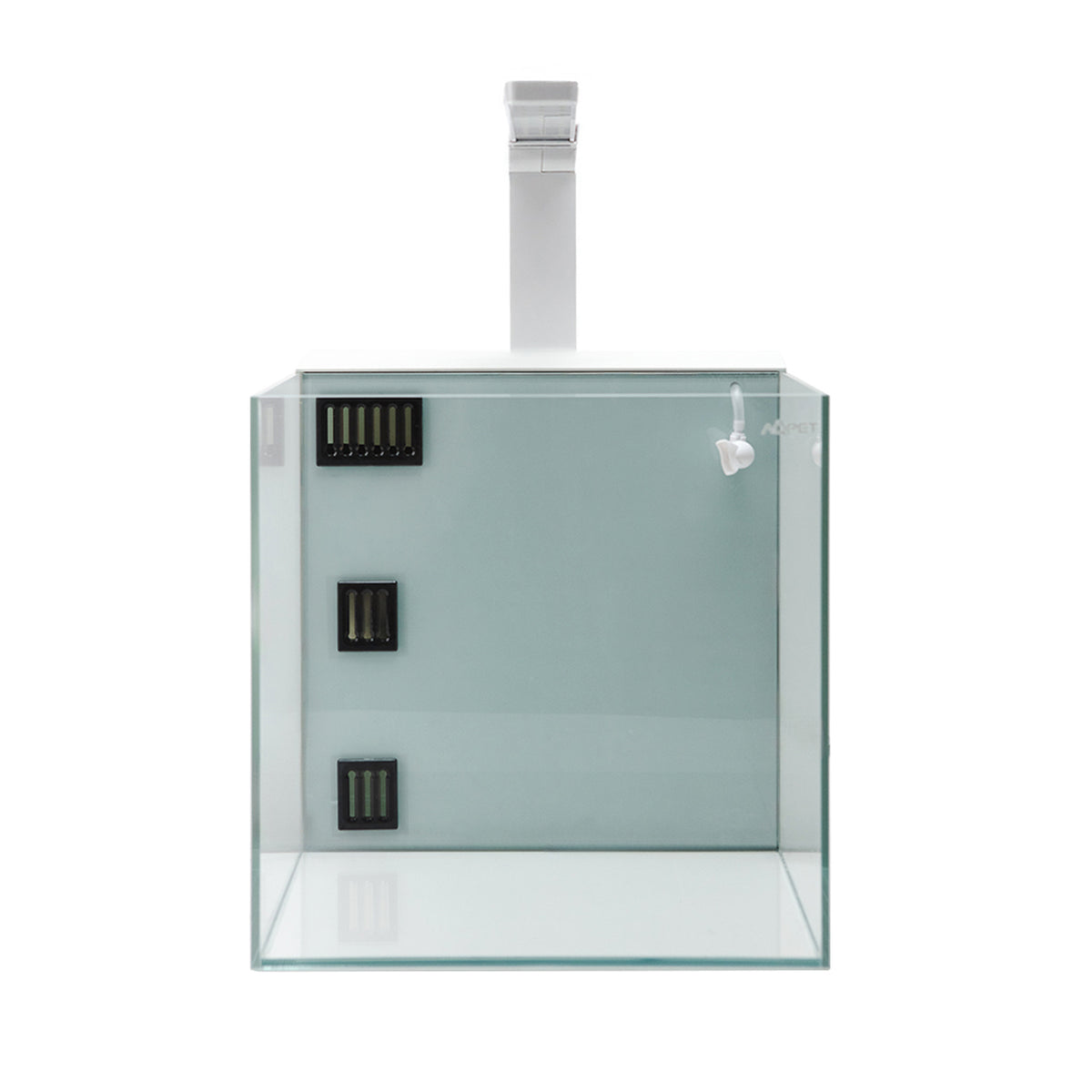 AQPET KUBIC 50 REAR BIANCO - CON FILTRO POSTERIORE - 50X50X50 CM 8MM