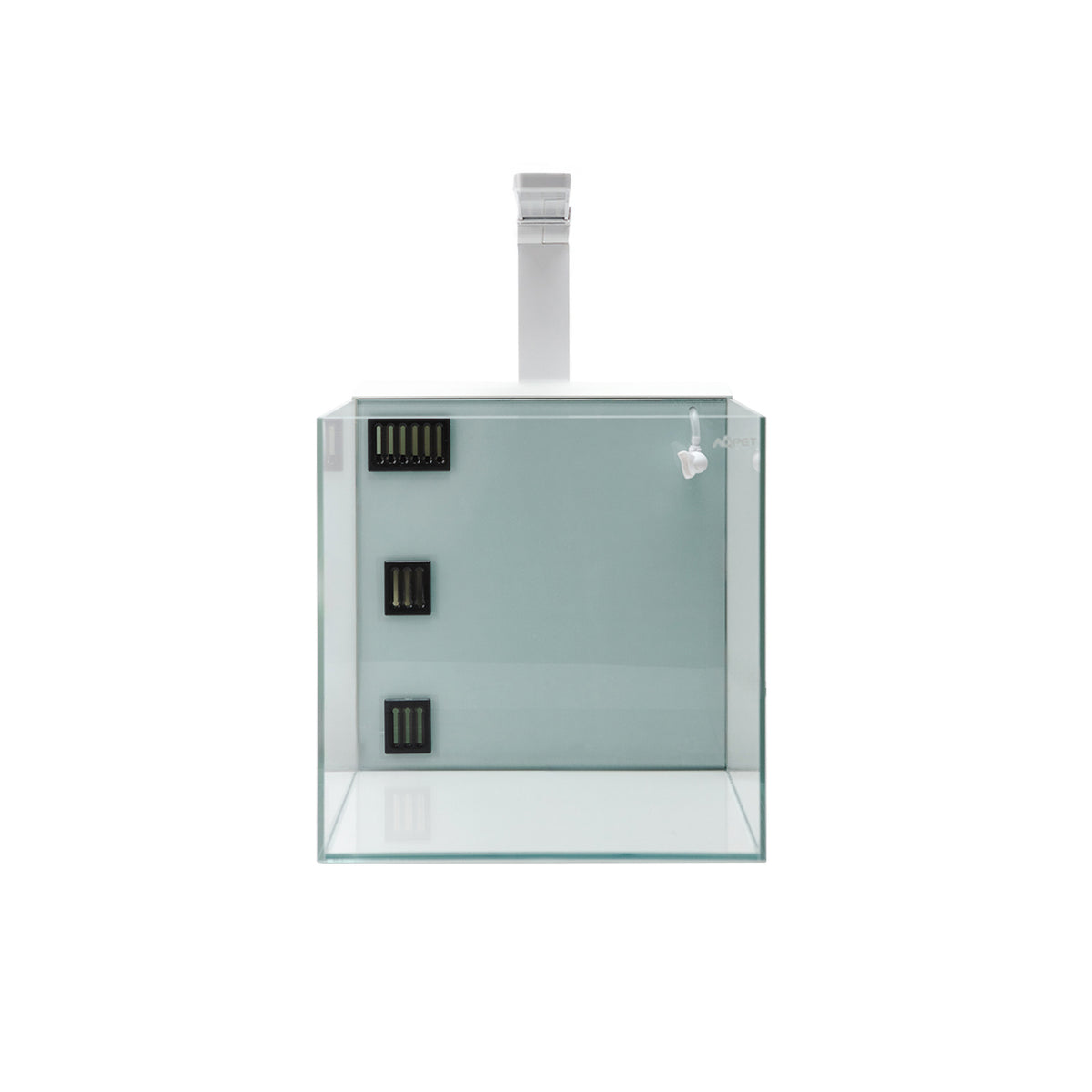 AQPET KUBIC 30 REAR BIANCO - CON FILTRO POSTERIORE - 30X30X30 CM 5MM