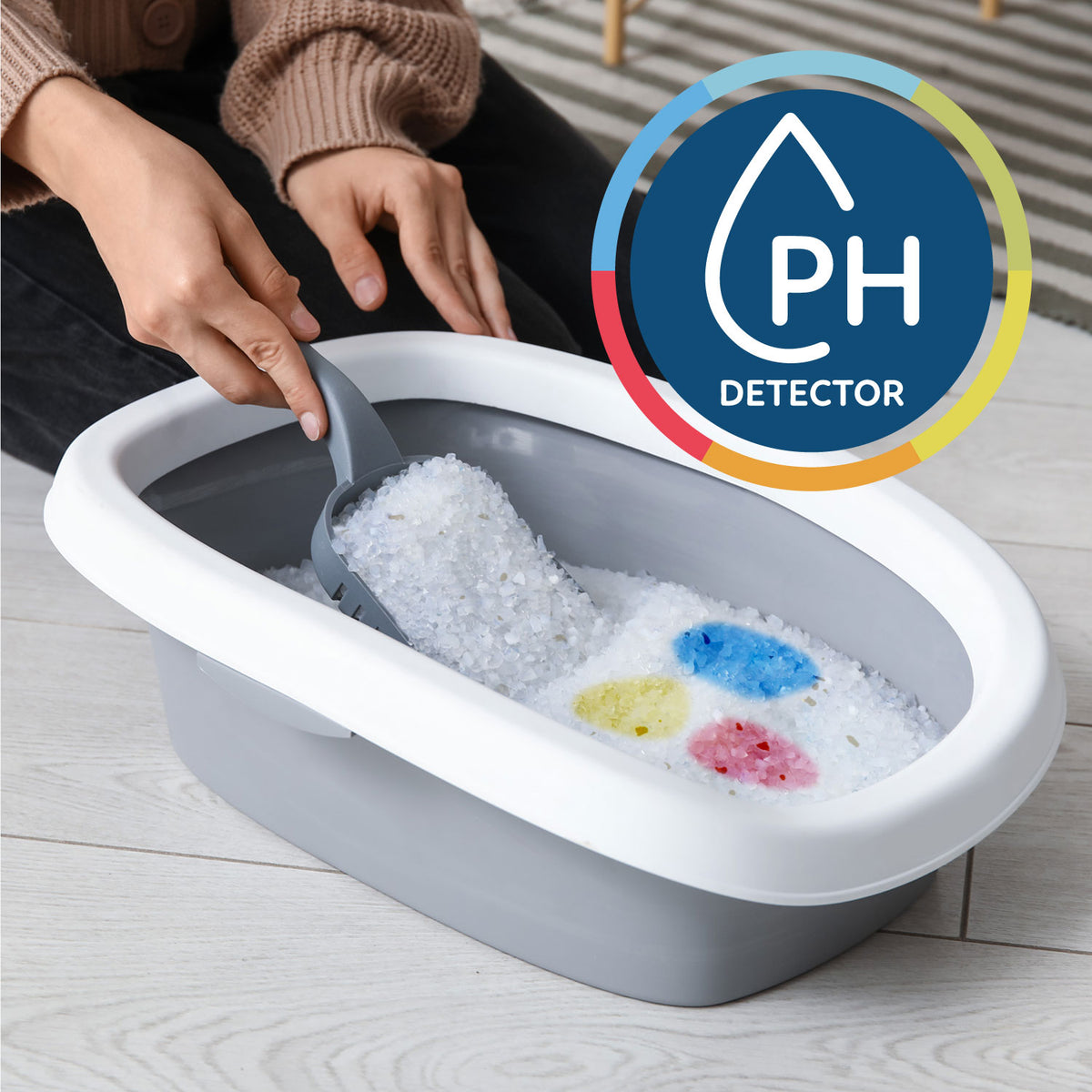 AQPET FRIENDS Lettiera In Silicio Catty Profumazione PH Check Per Gatti Super Assorbente Antiodore Igiene Gatto