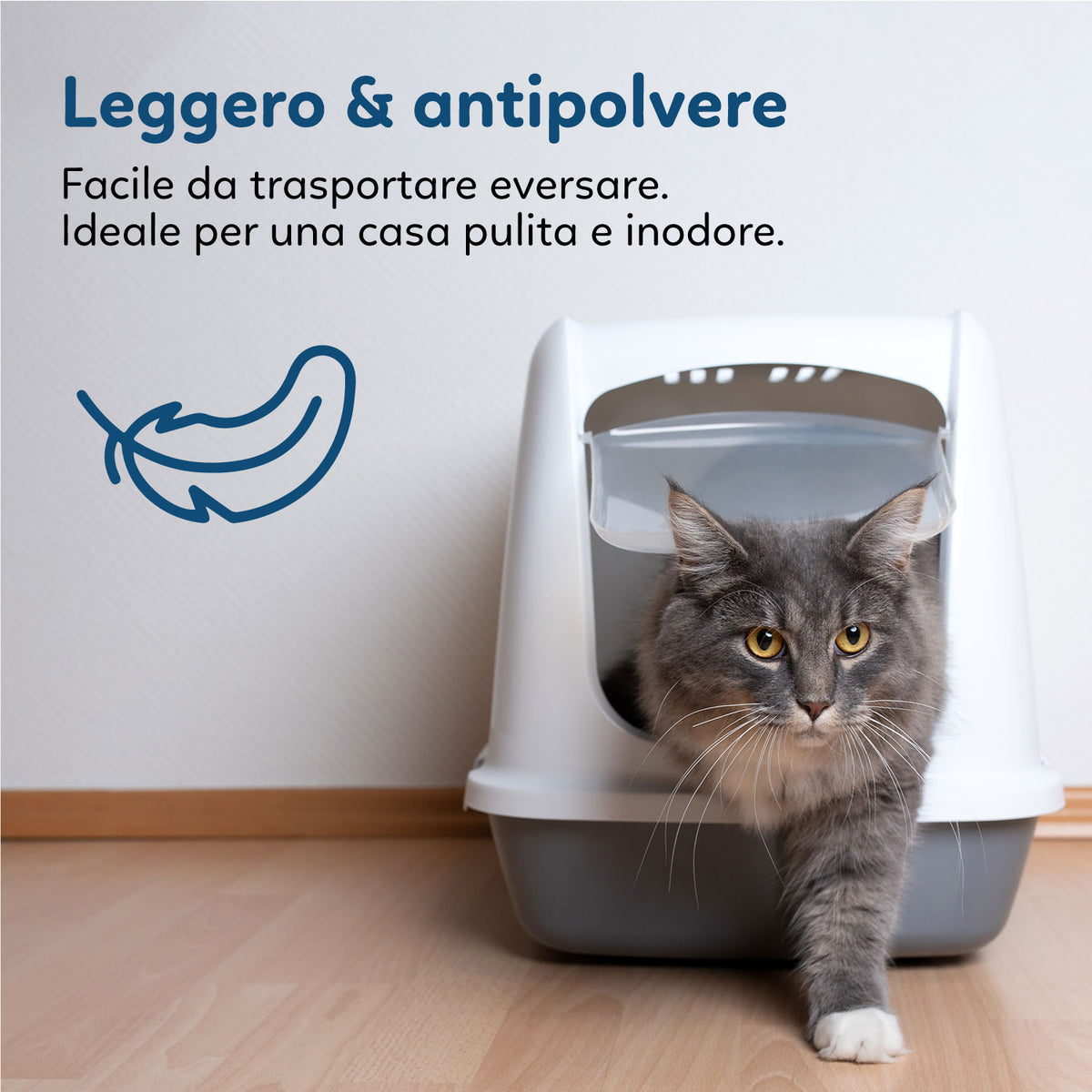 AQPET FRIENDS Lettiera In Silicio Catty Profumazione PH Check Per Gatti Super Assorbente Antiodore Igiene Gatto
