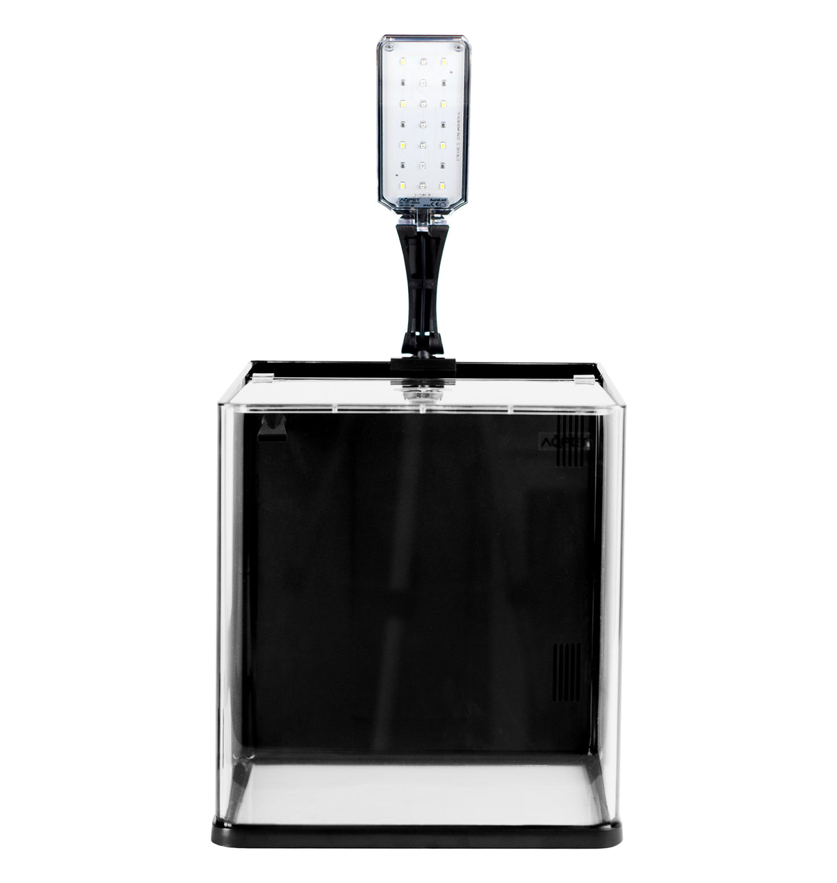 AQPET ACQUARIO IN VETRO QUBE 25 COMPLETE SET LUCE +POMPA+MATERIALI FILTRANTI