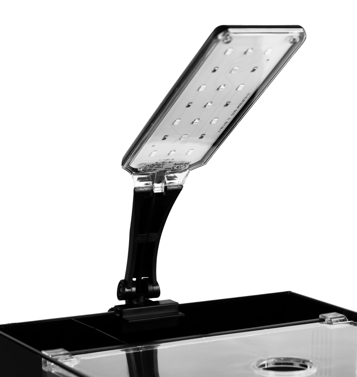 AQPET ACQUARIO IN VETRO QUBE 25 COMPLETE SET LUCE +POMPA+MATERIALI FILTRANTI