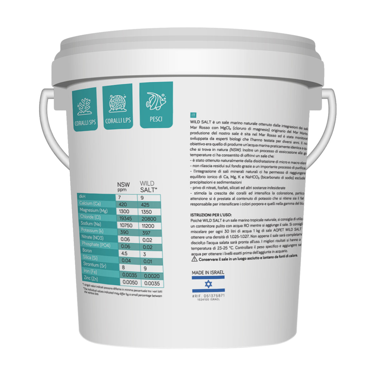 AQPET WILD SALT NATURAL SALT 20 KG