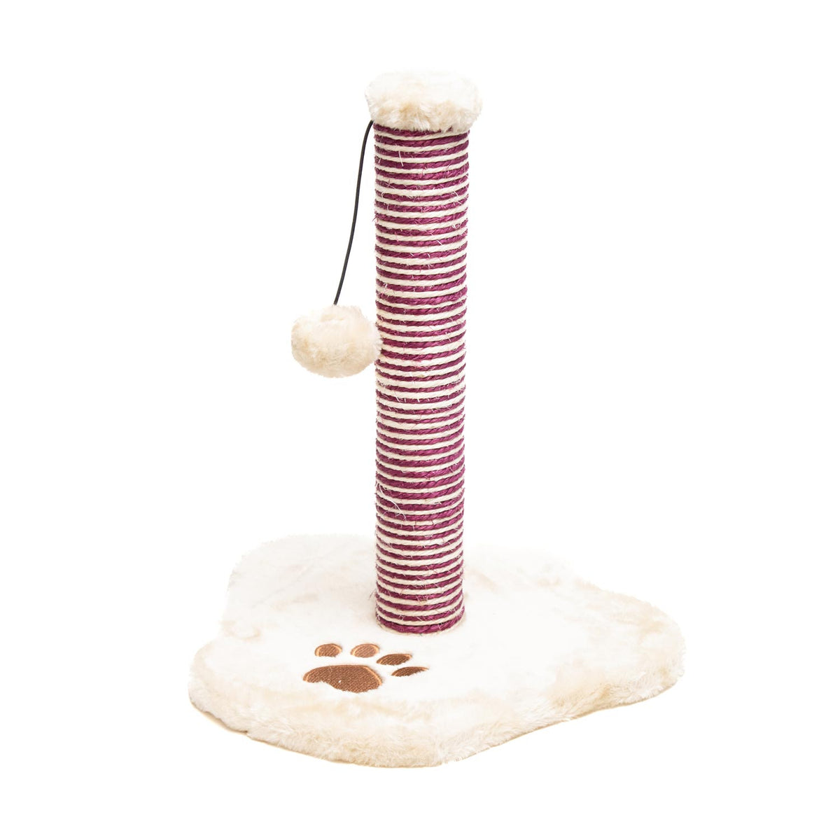 AQPET FRIENDS Tiragraffi Trunk - 39CM Beige Per Gatti Gioco Gatto Relax E Divertimento