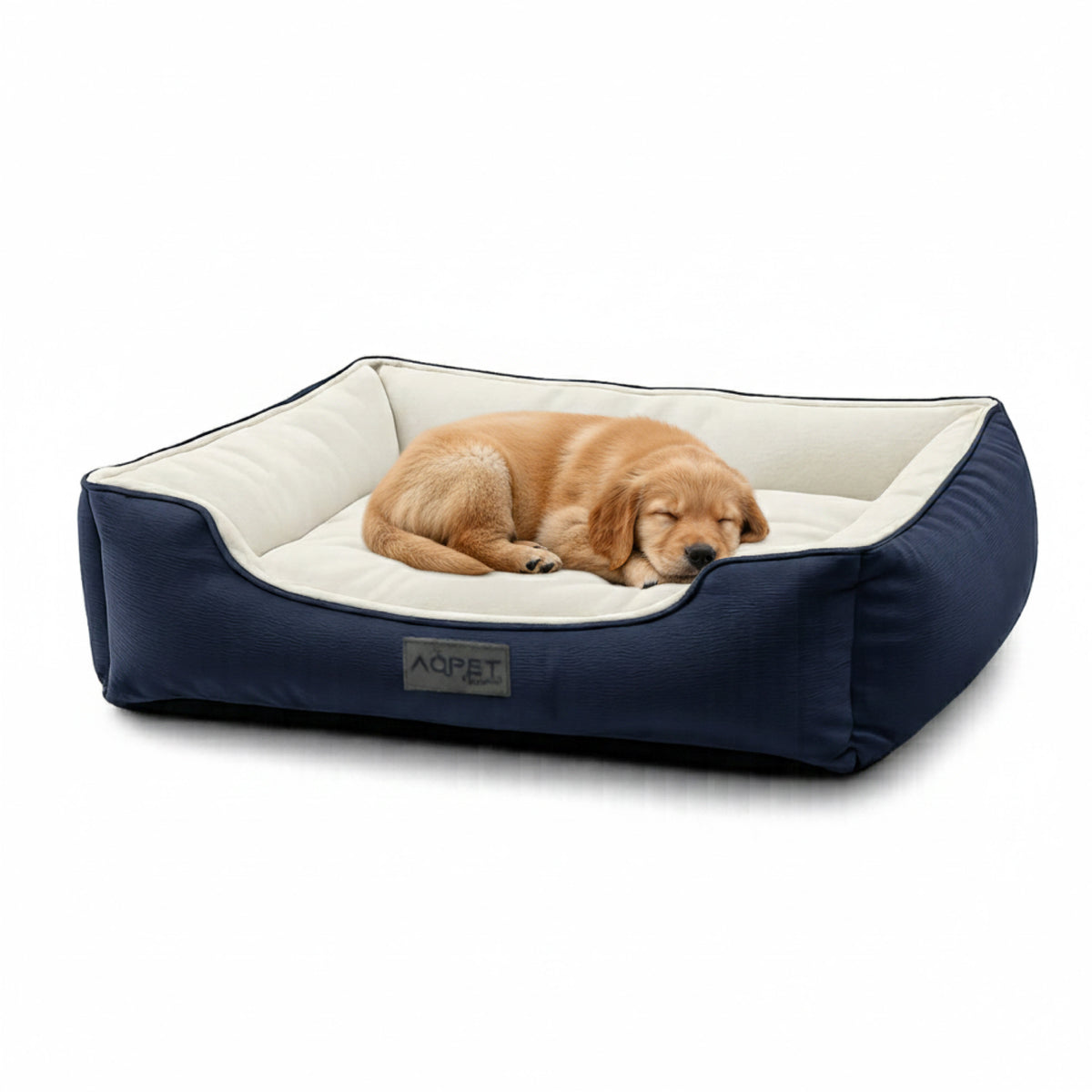 AQPET FRIENDS Cuccia per Cani e Gatti da Interno con Cuscino Morbido – Lavabile con base antiscivolo – Lettino Confortevole per Animali Domestici