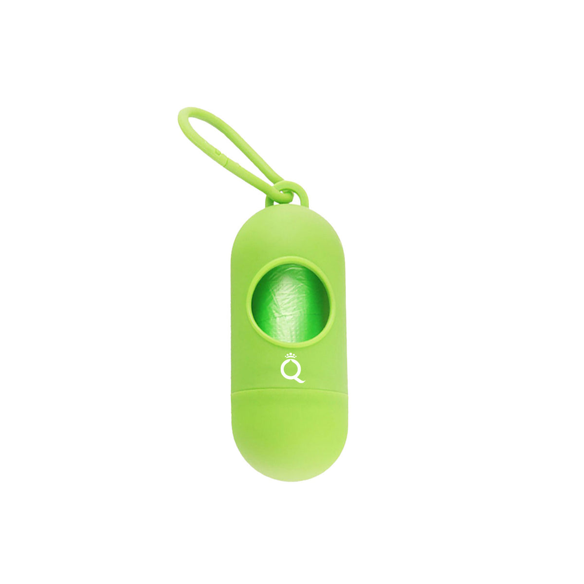 AQPET FRIENDS CleanUp Case Dispenser Per Sacchetti Igienici In Plastica con Moschettone Incluso Sacchetti