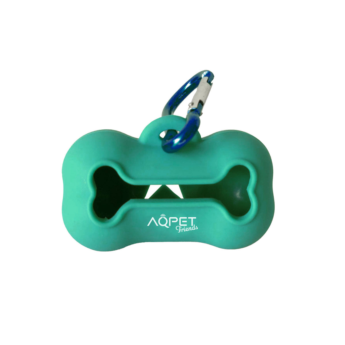 AQPET FRIENDS CleanUp Case Dispenser Per Sacchetti Igienici In Silicone Incluso Sacchetti