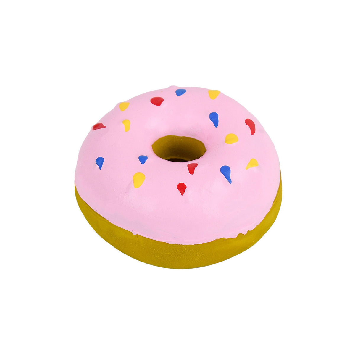 AQPET FRIENDS Dog Toy Latex Rubber Donut With Sound Effect Fun Dog Toy Pet
