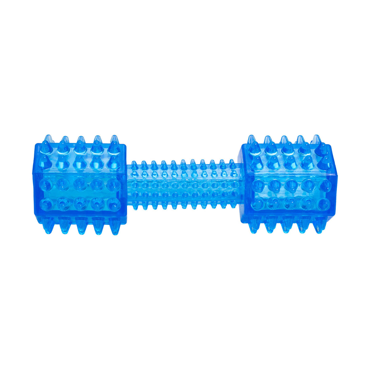 AQPET FRIENDS AQPET Dog Toys Dental Bone With Rubber Nubs 18X6.2CM With Sound Effect Fun Pet Dog Toy
