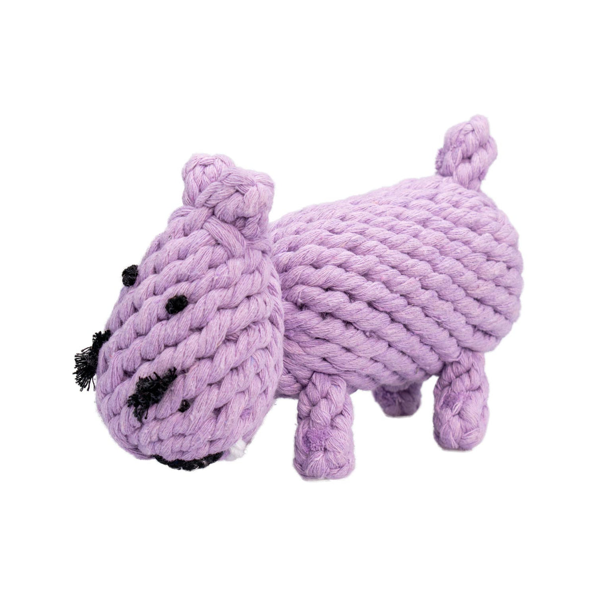AQPET FRIENDS AQPET Dog Toys Rope Hippo Cotton Rope 18 x 12 cm Dog Toy Pet Fun