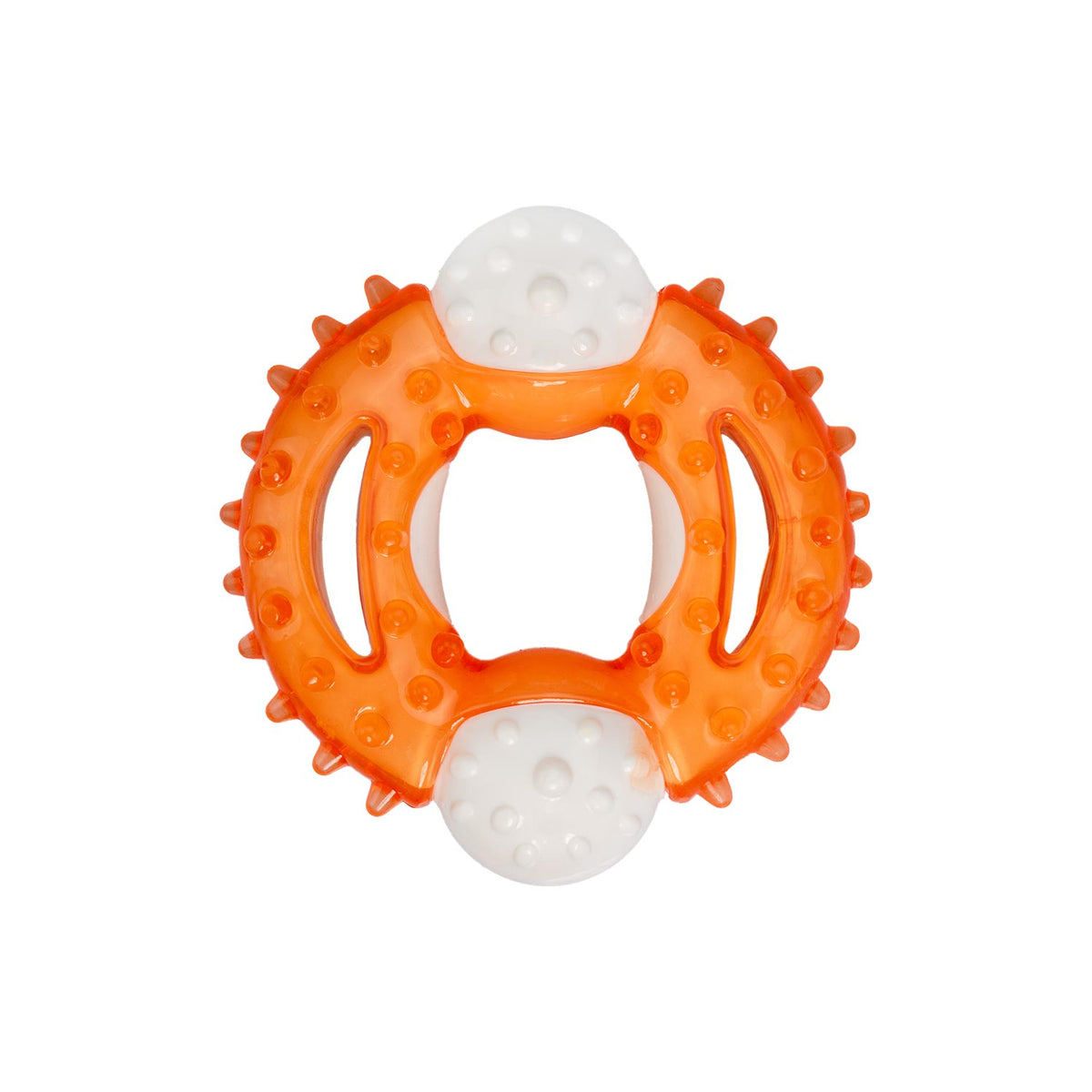 AQPET FRIENDS AQPET Strong Rubber Donut Dog Toy 10.5 X 10 X 2.5 Cm Fun Dog Toy Pet