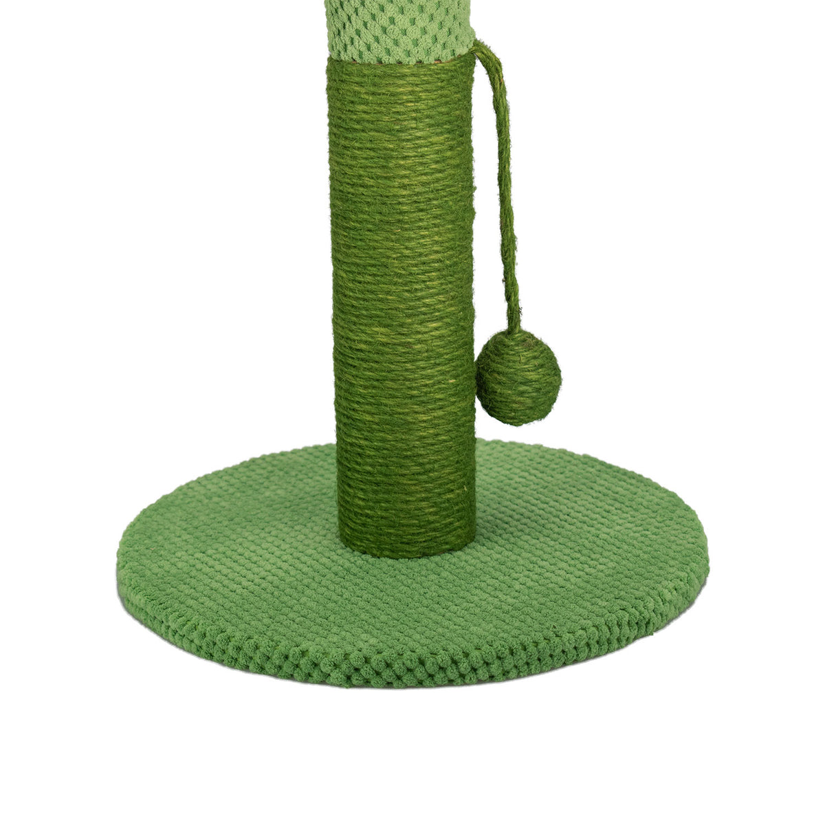 AQPET FRIENDS Cactus Cat Scratcher 54 cm with Cat Bed Cat Tree Play Area Game Scratching Post for Cat, Green
