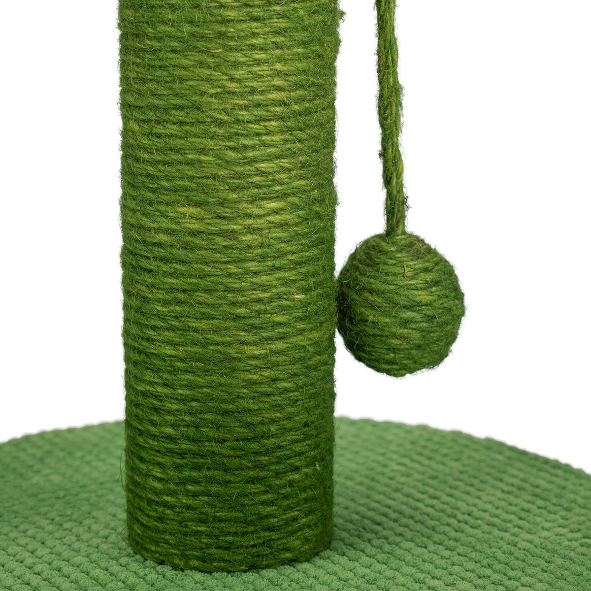 AQPET FRIENDS Cactus Cat Scratcher 54 cm with Cat Bed Cat Tree Play Area Game Scratching Post for Cat, Green