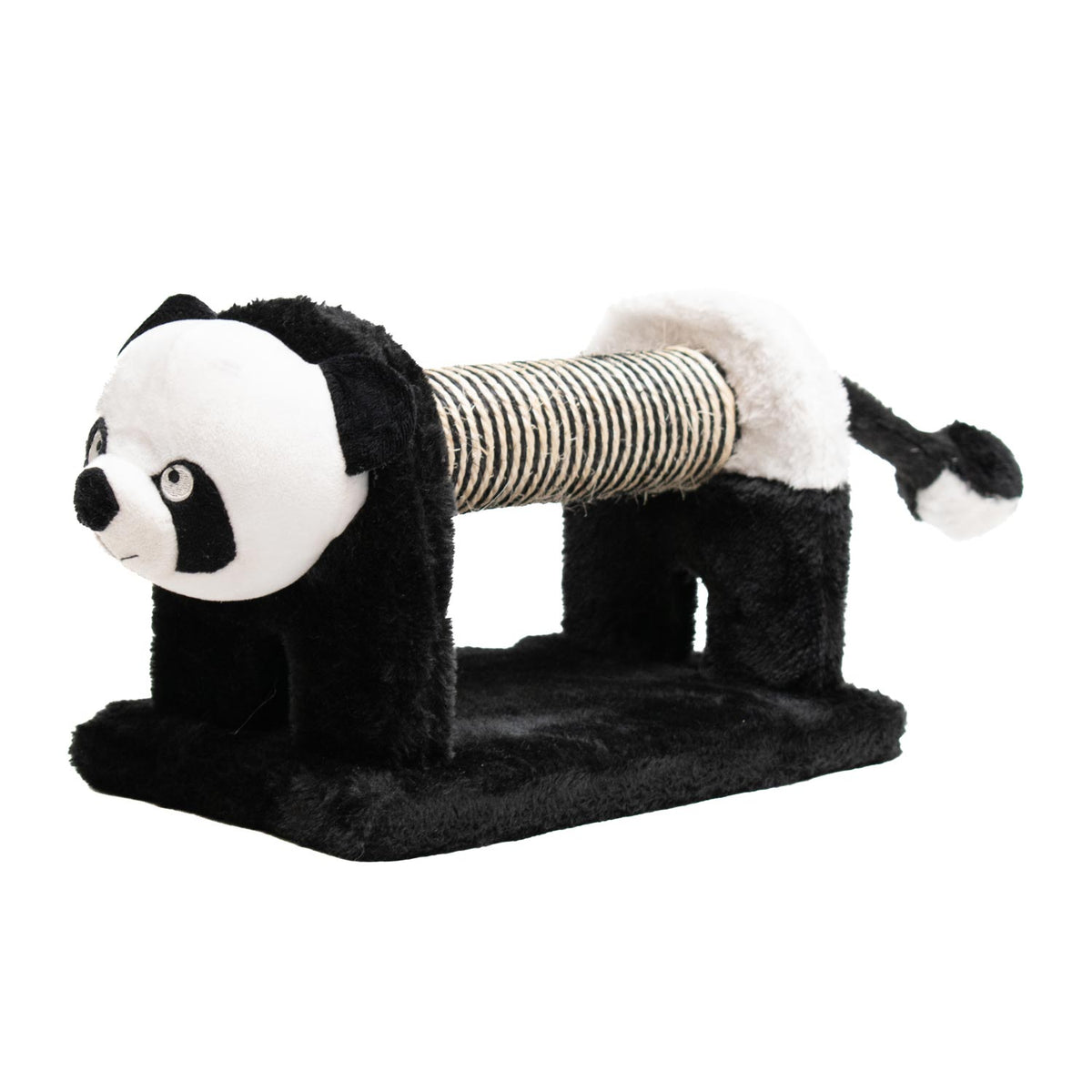 AQPET FRIENDS Tiragraffi Panda 56x18x18 Cm Per Gatti Gioco Gatto Relax E Divertimento
