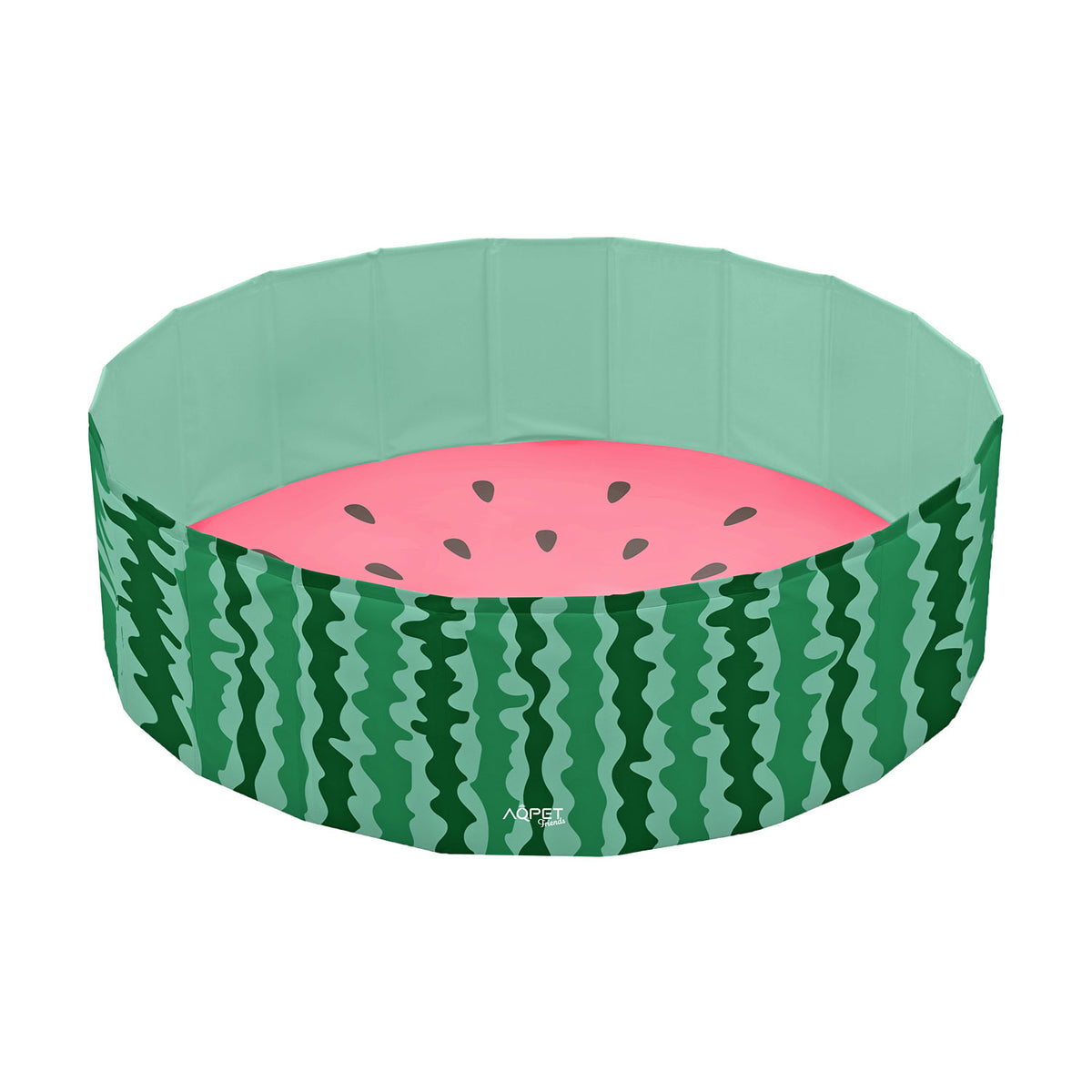 AQPET FRIENDS Pool Piscina Cane Fantasia Fruit Per Cani Pieghevole Antigraffio Outdoor Giardino