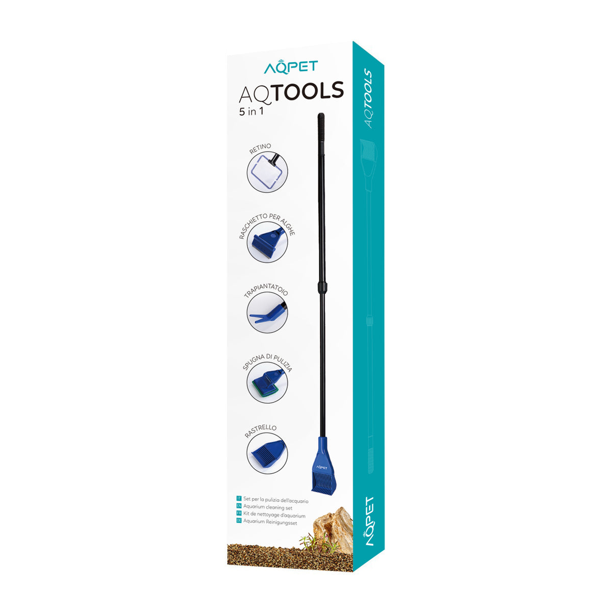 AQPET AQTOOLS 5IN1 AQUARIUM CLEANING ACCESSORY KIT