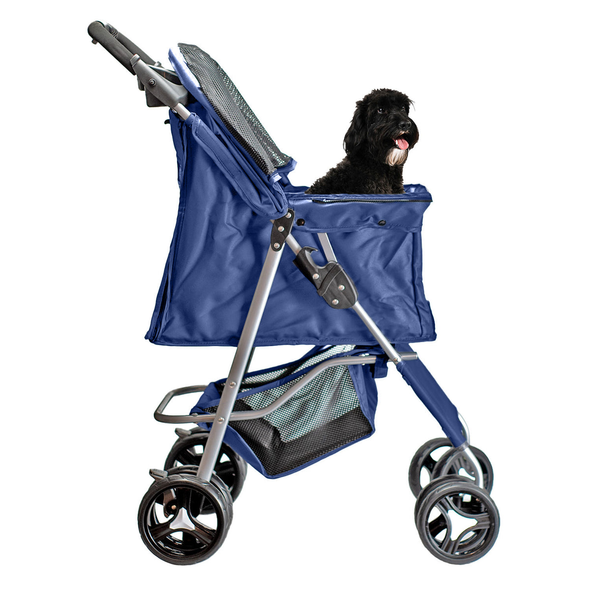 AQPET FRIENDS Passeggino Comodo E Pratico Per Cani Taglia Media / Piccola Per Cani E Gatti Viaggio Sicuro